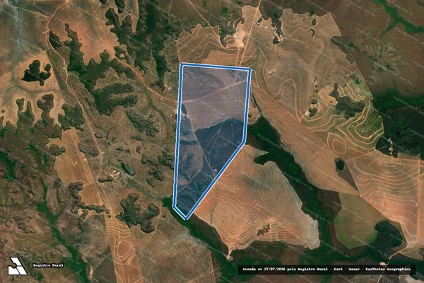 Imagem de satélite de FAZENDA RIO VERDE E OURAS - Gleba C em Balsas - MA