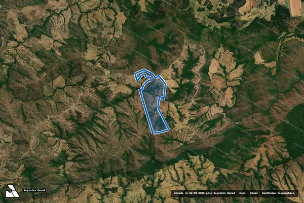 Imagem de satélite de Fazenda Conceição em Pirenópolis - GO