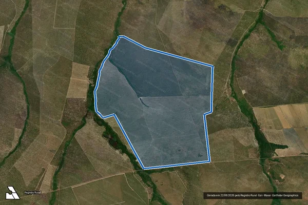 Imagem de satélite de FAZENDA CHAPADA DO MAXIMIANO - 001 em São Félix de Balsas - MA