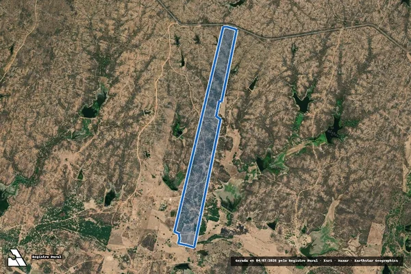 Imagem de satélite de Malhada d?Areia - Parte 1 em Jardim do Seridó - RN