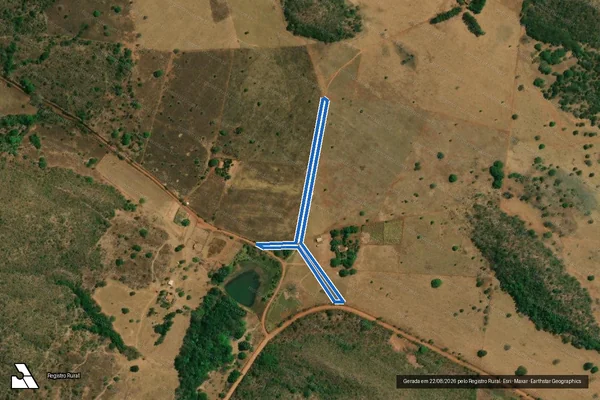 Imagem de satélite de PROJETO DE ASSENTAMENTO ROSA LUXEMBURGO - Estrada_04 em Faina - GO