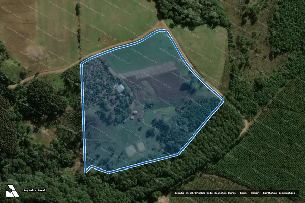 Imagem de satélite de LOTE 14 - PA SAPATEIRO II - LOTE 14 A em Passos Maia - SC