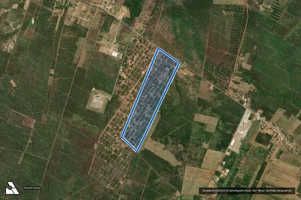Imagem de satélite de FAZENDA CACHOEIRA - GLEBA A em Mossoró - RN
