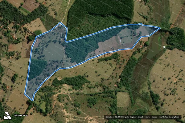 Imagem de satélite de FAZENDA BEBEDOURO - Parte 1 em Formiga - MG