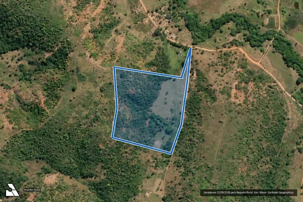 Imagem de satélite de Lote 05 - Gleba A - Projeto de Assentamento Santa Martha - Parte 1 em Jampruca - MG