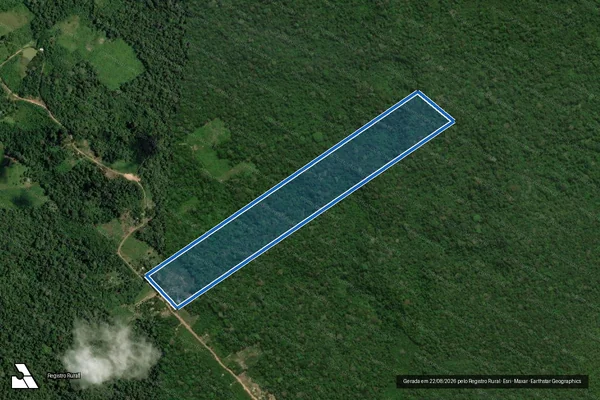 Imagem de satélite de RIO PARDO ? BRAVA GENTE ? LOTE 360 - Parte 1 em Presidente Figueiredo - AM