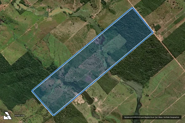 Imagem de satélite de LOTE 30 DA GLEBA 16 - LOTE 30 DA GLEBA 16 em Barra do Corda - MA