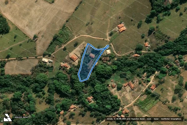 Imagem de satélite de BARRO PRETO - Parte 1 em Itaguara - MG