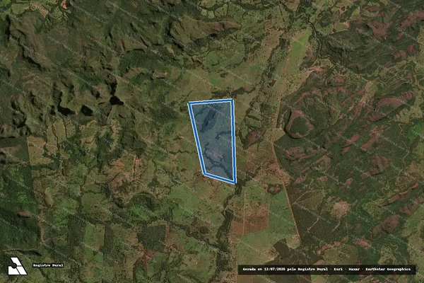 Imagem de satélite de Fazenda Santa Cruz - Parte 1 em Poxoréu - MT