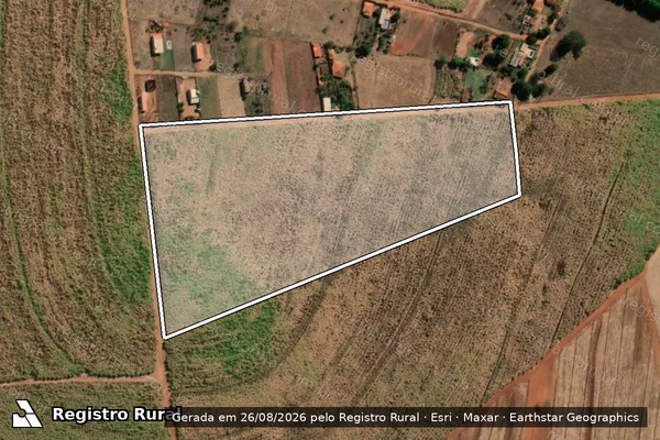 Imagem de satélite de SÍTIO SÃO BENEDITO - SÍTIO SÃO BENEDITO em Tabapuã - SP