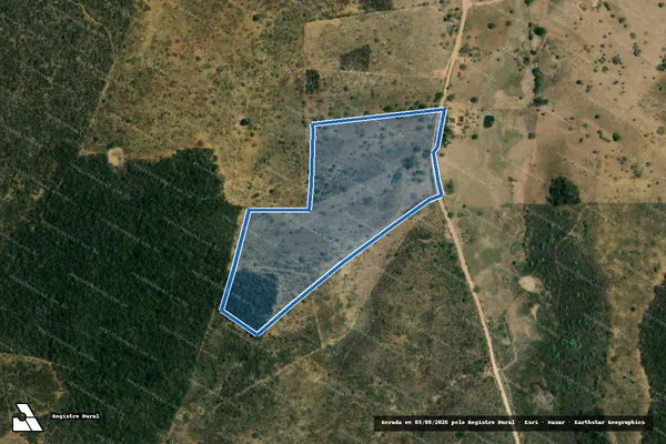 Imagem de satélite de Fazenda Gentio - Gleba 1 em Mundo Novo - BA