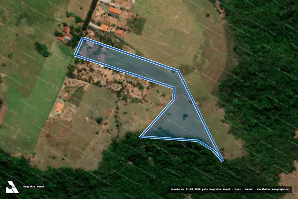 Imagem de satélite de Sítio dos Avós - Área 06 em Marília - SP