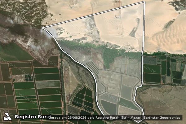Imagem de satélite de FAZENDA PINGUIM - Parte 1 em Aracati - CE