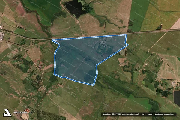 Imagem de satélite de Agropecuária Cambay - Parte 2 em Itaqui - RS