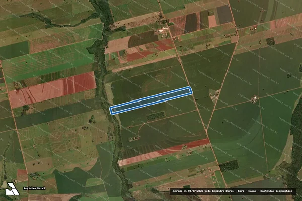 Imagem de satélite de Lote n. 891-2, subdivisão do lote n 891, Gleba Santa Isabel - Parcela 1 em Santa Isabel do Ivaí - PR