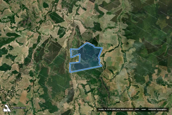 Imagem de satélite de FAZENDA GALILÉIA - 001 em Guaratinga - BA