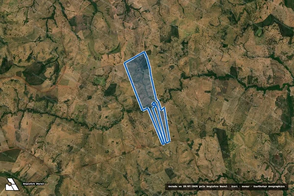 Imagem de satélite de FAZENDA FORTALEZA UM - GLEBA JATOBÁ / 001