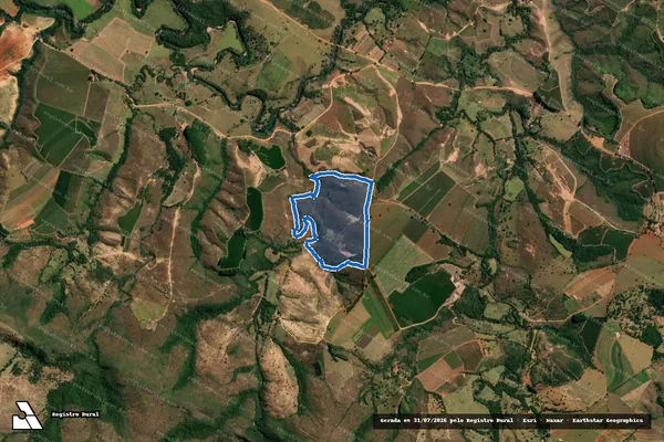Imagem de satélite de Fazenda Campo Formoso - Gleba 01 em São Roque de Minas - MG