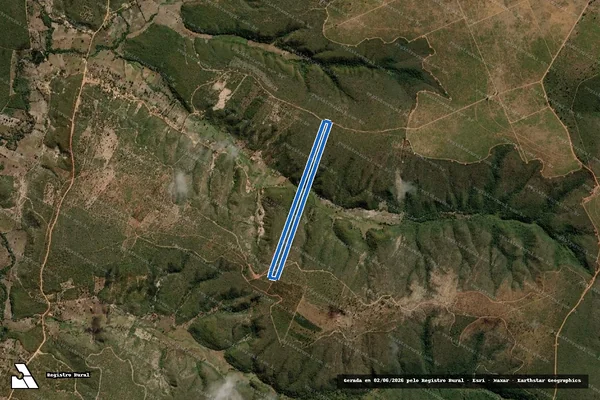 Imagem de satélite de Fazenda Cachoeira  - Parte 1 em Vargem Grande do Rio Pardo - MG
