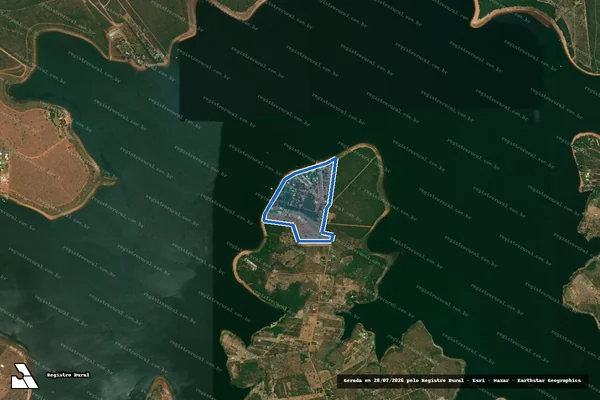Imagem de satélite de LOTE 1 E - LOTE 1 D em Chapada dos Guimarães - MT