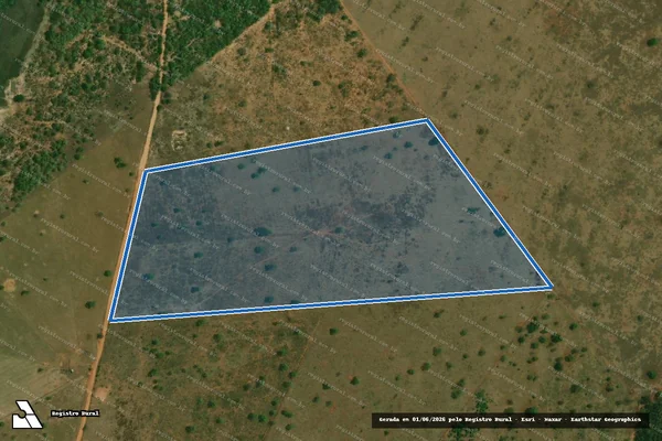 Imagem de satélite de PROJETO DE ASSENTAMENTO SÃO THOMÉ – LOTE 25-A em Bataguassu - MS