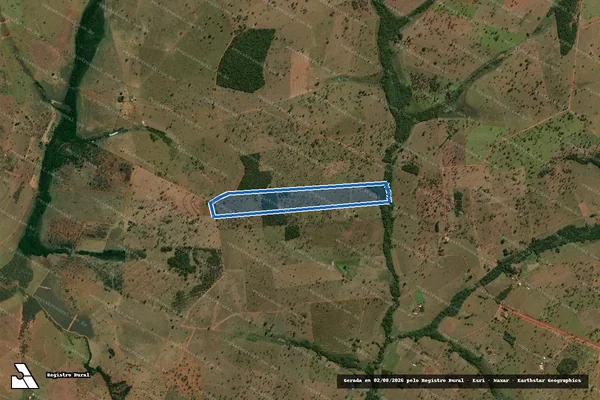 Imagem de satélite de Fazenda Serra da Moeda - Fazenda Serra da Moeda em Itapagipe - MG