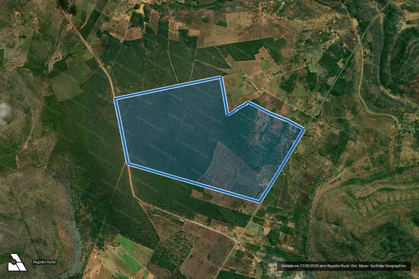 Imagem de satélite de FAZENDA MARAROSA - PARCELA 01 em Santa Maria da Vitória - BA
