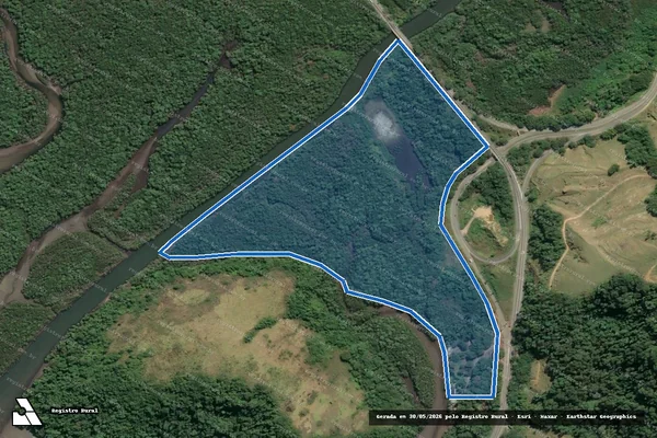 Imagem de satélite de FAZENDA PORTO DA AROEIRA - GLEBA B em Angra dos Reis - RJ