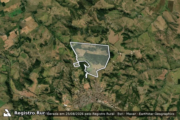 Imagem de satélite de FAZENDA SAN JHONES DA VILLADANGOS - PARTE 1 em Quintana - SP