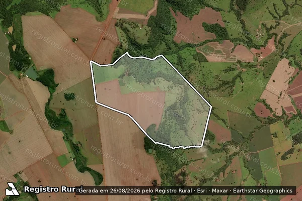 Imagem de satélite de FAZENDA SÃO JOÃO - 001 em Joviânia - GO
