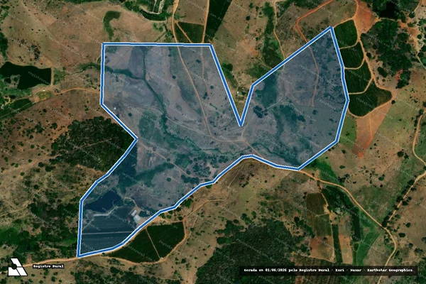 Imagem de satélite de Fazenda Casa Grande II - Parte 2 em Ecoporanga - ES