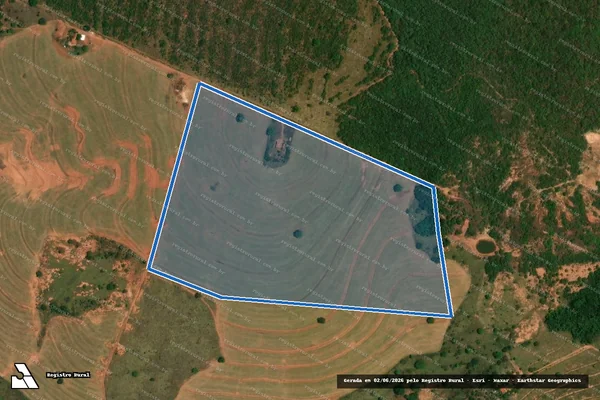 Imagem de satélite de Lote ? 22 - Projeto de Assentamento Eldorado dos Carajás -  Lote ? 22 - Projeto de Assentamento Eldorado dos Carajás em Caiapônia - GO