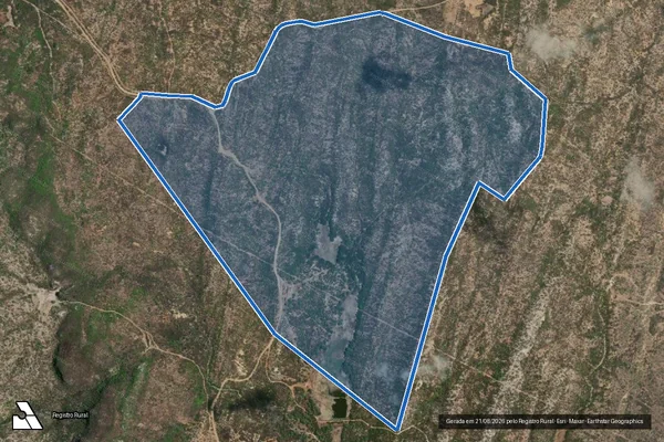 Imagem de satélite de Fazenda Florestina - Parte 1 em Currais Novos - RN
