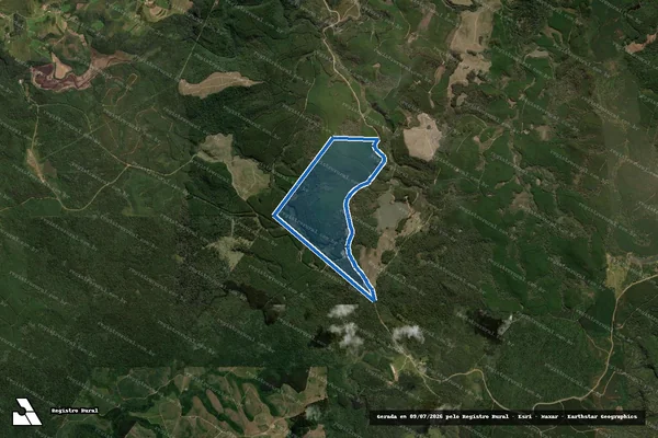 Imagem de satélite de Fazenda São Francisco do Chapecozinho - Gleba A em Ponte Serrada - SC