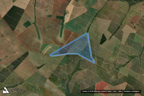 Imagem de satélite de FAZENDA MATEIRA II - Parte 1 em Caçu - GO