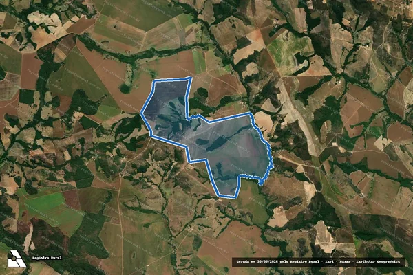 Imagem de satélite de FAZENDA PONTE NOVA - Parcela 1 em Abadiânia - GO