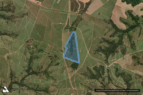 Imagem de satélite de Sítio Canaã II - Sítio Canaã II em Caiabu - SP