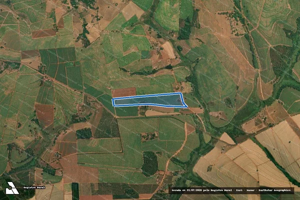 Imagem de satélite de Sitio Sao Bento - Sitio Sao Bento em Cajobi - SP