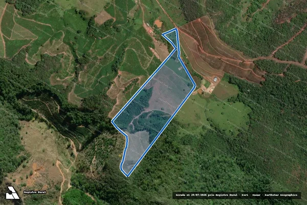 Imagem de satélite de Córrego da Taquara - Parte 2 em Mutum - MG
