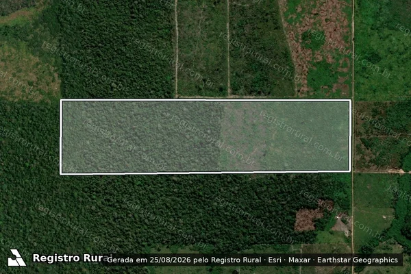 Imagem de satélite de LOTE 01 - GLEBA RIO PRETO / LOTE 01 - GLEBA RIO PRETO
