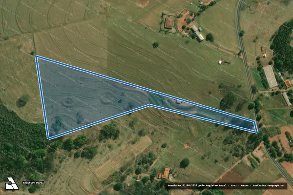 Imagem de satélite de Sítio Anhumas - POSSE em Ubirajara - SP