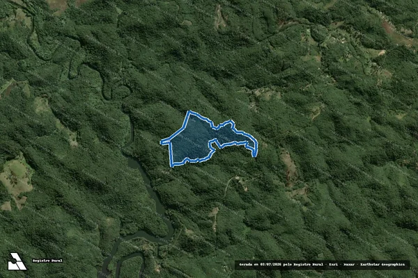 Imagem de satélite de FAZENDA MS - GLEBA B em Juquitiba - SP