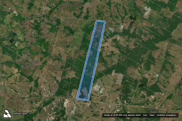 Imagem de satélite de FAZENDA SAGITÁRIO - Gleba 02 em Turilândia - MA