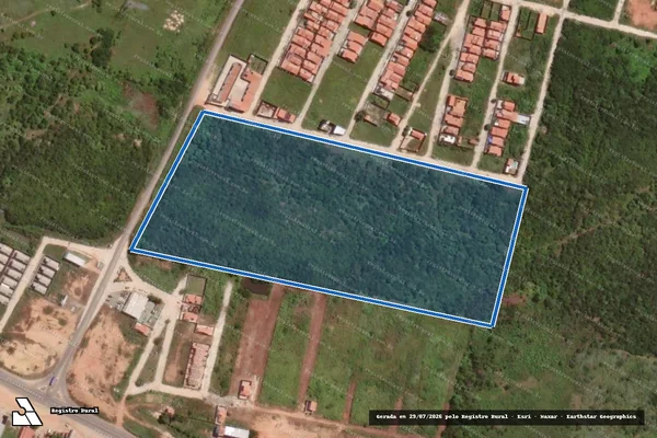 Imagem de satélite de SITIO FAROL - Gleba C em Açu - RN