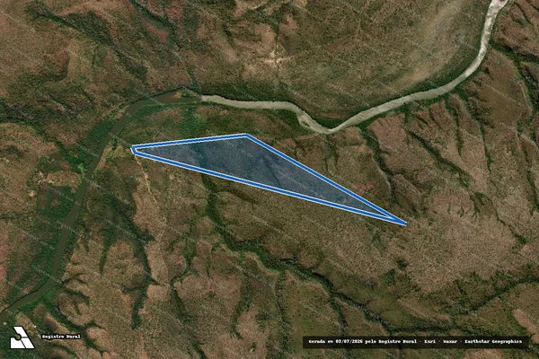 Imagem de satélite de Fazenda São Joaquim VI - Parte 1 em Uruçuí - PI