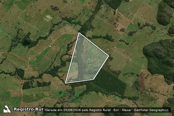 Imagem de satélite de Fazenda Todos os Santos - Parte 1 em Glória D'Oeste - MT