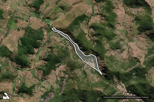 Imagem de satélite de FAZENDA CANTA GALO - Parte 3 em Poté - MG