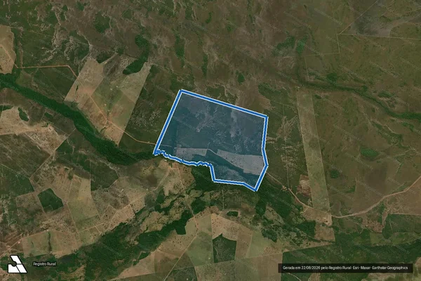 Imagem de satélite de Lote 74 da Gleba Azulona Gameleira - Parte 1 em São Félix do Araguaia - MT