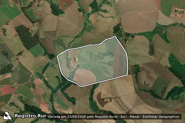 Imagem de satélite de Fazenda Azul - Gleba B em Coronel Macedo - SP