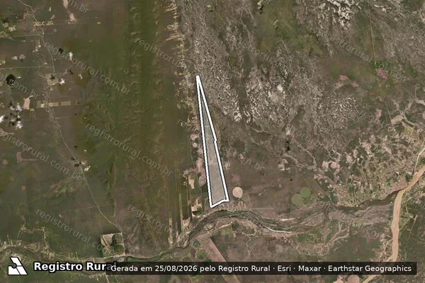 Imagem de satélite de FAZENDA SANTA GERTRUDES I - GGGGGTESTE em Barra - BA